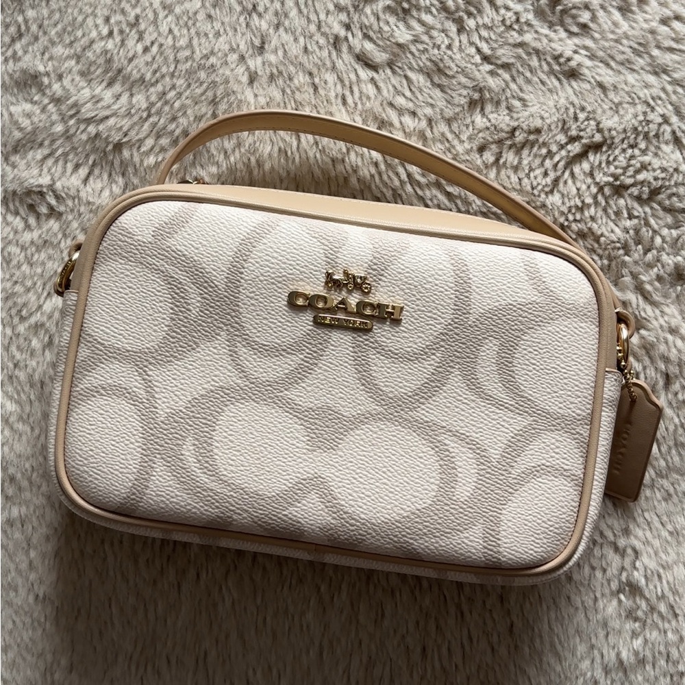 Coach Mini Jamie Camera Bag in Sketch Signature Canvas - Picture 6 of 6